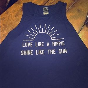 Navy Graphic Tank